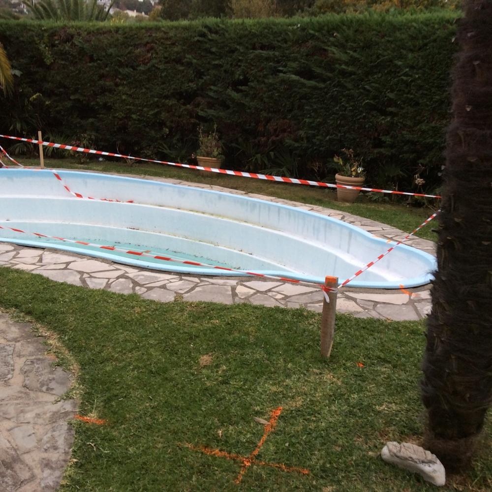 Rénovation de piscine - Avant